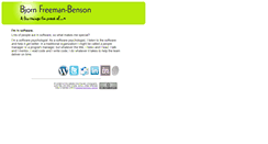 Desktop Screenshot of bjornfreemanbenson.com